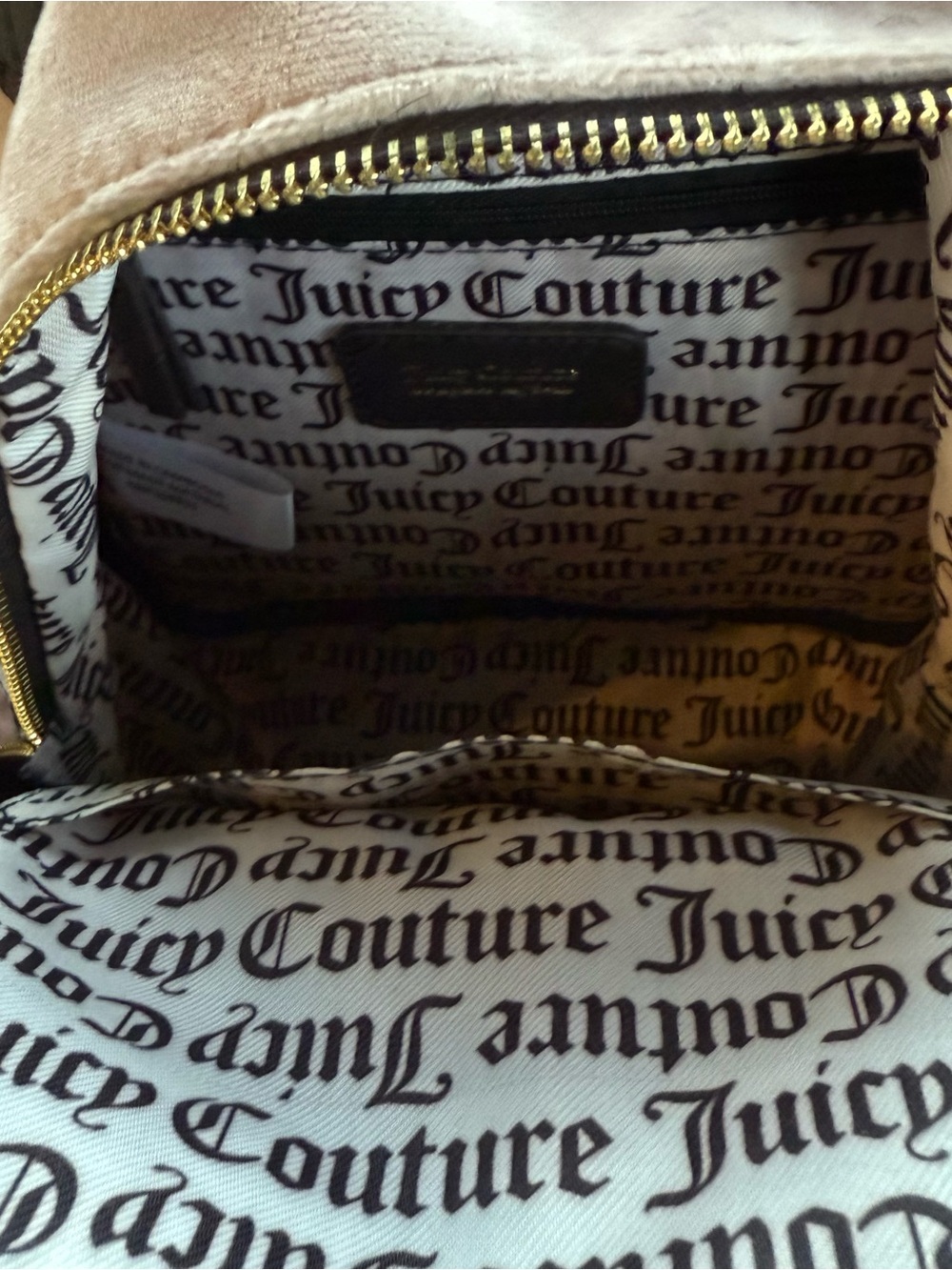 Juicy couture dusty blush pink heritage backpack NWT rare find - Picture 3 of 4